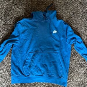 Blue Nike hoodie
